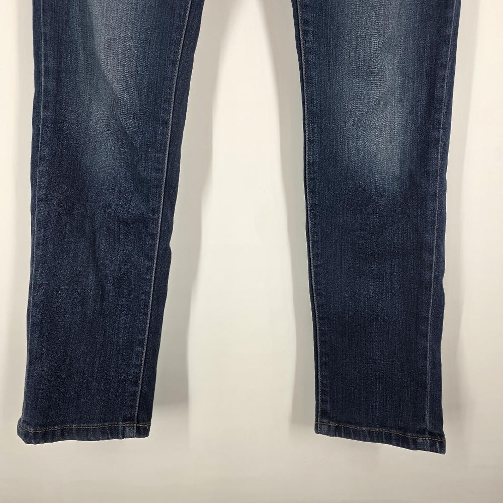 New York & Company Soho Jeans Size 8 Dark Wash Skinny Legging Double Button - Picture 8 of 9